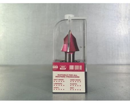 Фреза пазовая c углом 90гр. S=12 D=31,7x25,5x57 PROCUT 200265P (L1-57 мм, L2-25.5 мм, D1-31.7 мм, D2-12 мм)