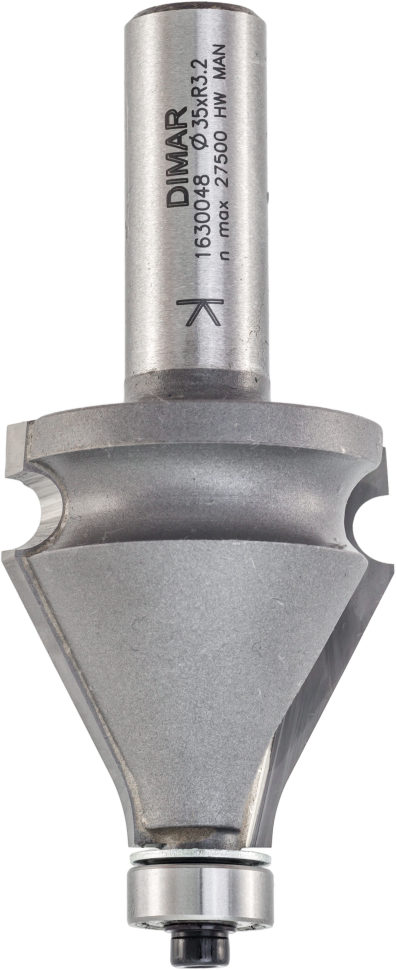 Фреза Dimar 1630049 боковина поручня классика D35x37 L86 подшипник, хвостовик 12