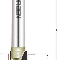 Фреза скругление R=4.76 D=9.53x9.53x45 S=8 ARDEN 225831