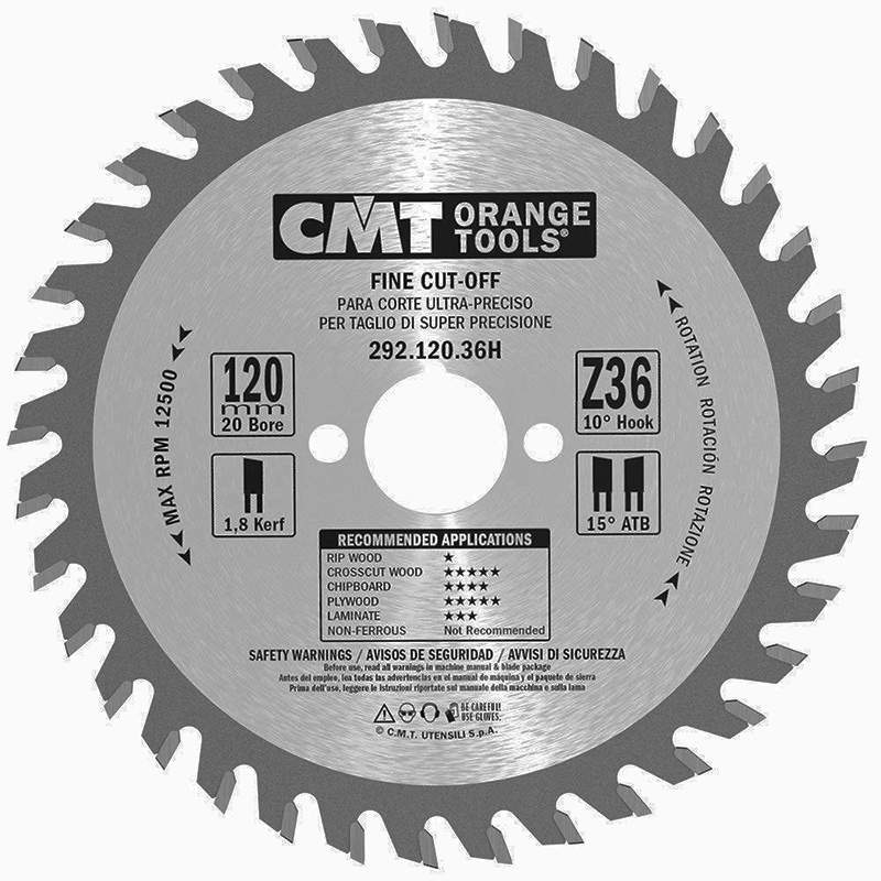 Диск пильный 240x30x2,8/1,8 15° 15° ATB Z=48 CMT 292.240.48M