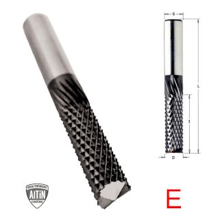 СМТ Фреза монолитная для композитных материалов D=6x19x60 RH CMT 151.060.19E 151.060.19E (L1-60 мм, L2-19 мм, D1-6 мм, D2-6 мм)