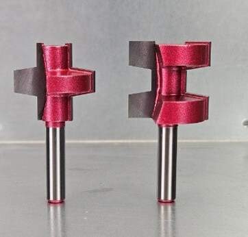 Набор фрез (2шт) для сращивания "Шип-паз конусный" D=28x25 S=8 PROCUT 607847P