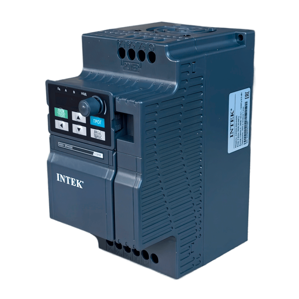 Инвертор Intek AX200-552A43G 5.5 кВт 380В для шпинделя