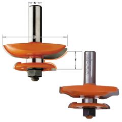 СМТ Фреза филеночная (A1) двусторонняя S12 D=63,5 990.534.11