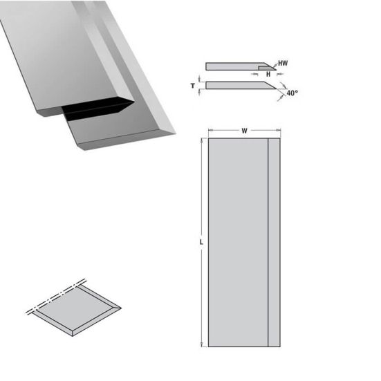 Нож строгальный HSS 18% 610X35X3 Woodwork 73.610.35