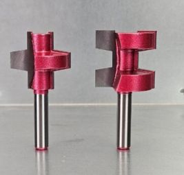 Набор фрез (2шт) для сращивания "Шип-паз конусный" D=32x32 S=8 PROCUT 607852P