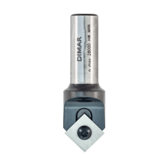 Фреза Dimar 1054059 V паз 45º гр. сменные ножи D20,8x25 L60,3 Z1 хвостовик 12