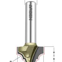 Фреза Классический узор R=2.4  Z=2 D=12.7x9.5x40 S=8 ARDEN 211811