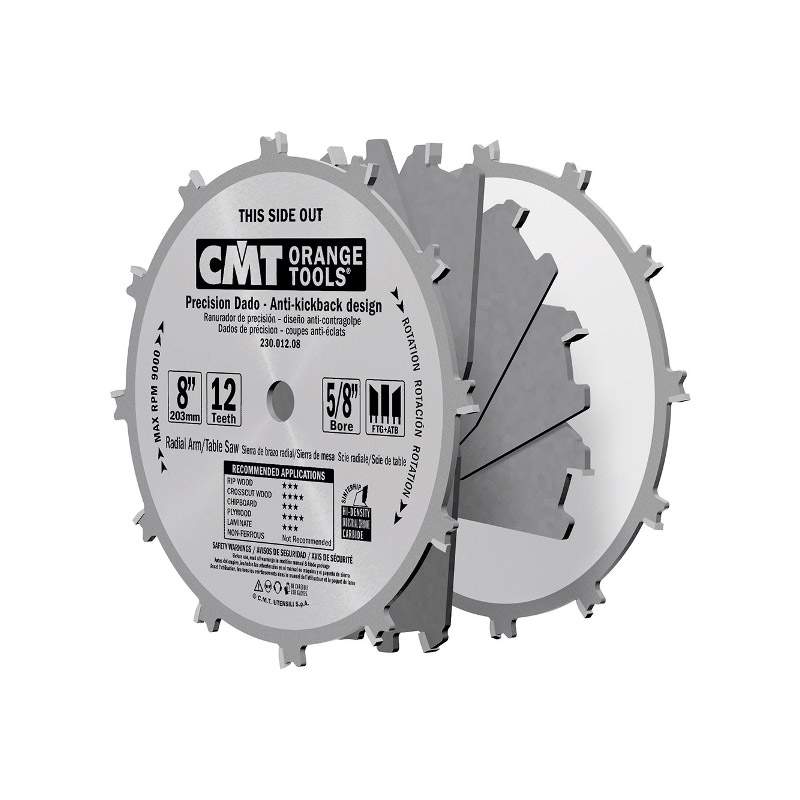 Диск пильный 200x15,87x3,2/2,5 -12° FTG+ATB Z=12 CMT 230.012.08