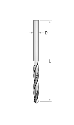 Сверло WPW DRK0350 3,5мм универсальная спираль L52 HSS Din 1897 шлифованное