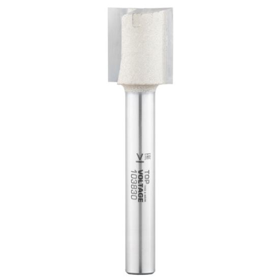 Фреза пазовая врезная Z2+1 D=20x20x70 S=8 TOPVOLTAGE 103830 (L1-70 мм, L2-20 мм, D1-20 мм, D2-8 мм)