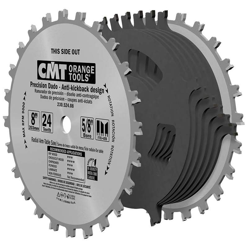 Диск пильный 150x15,87x6,35-22,23/2,5 -5° FTG+ATB Z=20 CMT 230.520.06