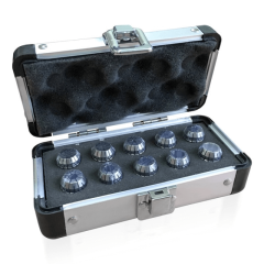 Набор цанг ER16 | DIN 6499 - 10 цанг в металлическом кейсе 752.002