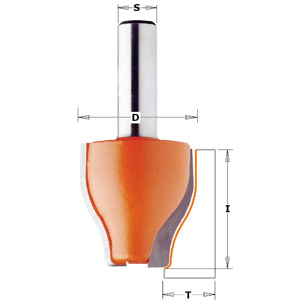 СМТ Фреза филеночная вертикальная (C) S=12,7 D=38x38 890.603.11