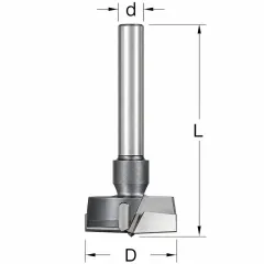 Сверло D26 чашечное WPW левое MPK2607L L56,5 присадка мебельной петли хвостовик 10