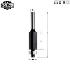 Фреза концевая CMT-contractor обгонная (нижн. подш.) S=8 D=19x25,4 K906-191