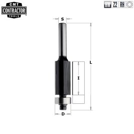 Фреза концевая CMT-contractor обгонная (нижн. подш.) S=8 D=19x25,4 K906-191