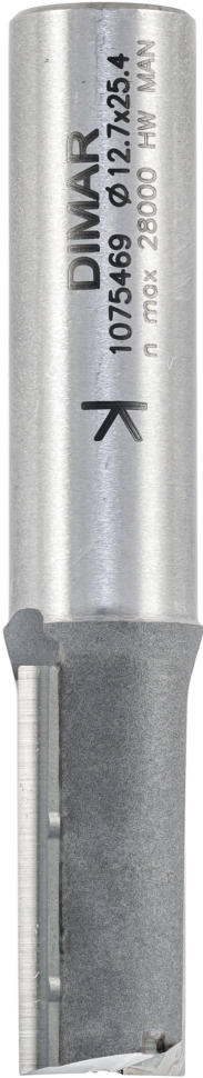 Фреза Dimar 1075469 пазовая D12,7x25,4 L66,7 Z2 хвостовик 12