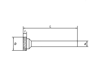 Борфреза дисковая T 10х05 M06 двойная насечка RODMIX 3410050602