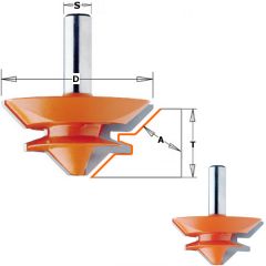 СМТ Фреза сращивание 15-28,5мм (угол 90/180гр.) S=12,7 D=70x31,7 855.503.11
