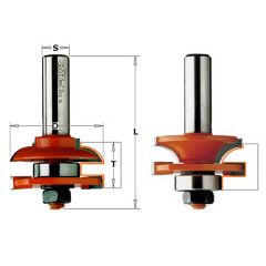 СМТ Комплект 2 фрез (B) Мебельная обвязка S=12,7 D=44,4 891.502.11