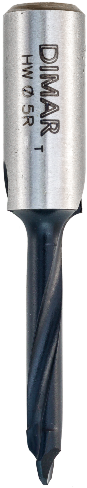 Сверло Dimar 2017717 сквозное левое ТРОЙНОЙ РЕСУРС D5x35 L70 хвостовик 10x25 присадка