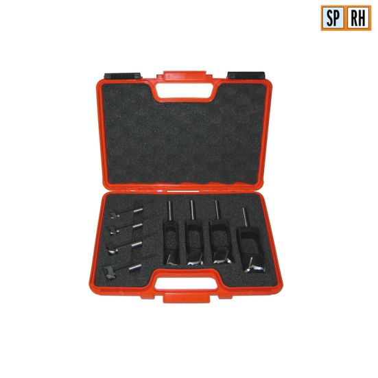 Комплект 4 пробочников и 4 чашечных сверел (кейс) SP D=15-20-25-30 RH CMT 500.003.08 (L1- мм, L2- мм, D1- мм, D2- мм)