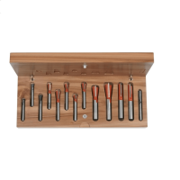 СМТ Комплект 13 фрез концевых (дер.футляр) S=6,35-12,7 RH 800.519.11