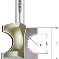 Фреза &quot;бычий нос&quot; (Катушка) Z=2 R=12.7 S=12 D=41.3x34.13 I1=25.4. L72 S=12 ARDEN 330257