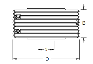 Фреза насадная Dimar 7410001 минишип 2,8 мм D90x50 Z2 сменные ножи посадка 30 (L1- мм, L2-50 мм, D1-90 мм, D2-30 мм)