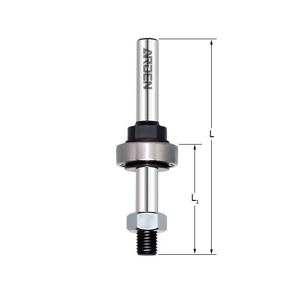 Державка для фрезы дисковой (крепление гайкой) L1=40 Lоб=86 S=8x32 ARDEN 707861