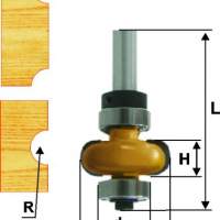 Фреза кром галтельная ф25,4х10мм R4,8мм хв 8мм Энкор 10695