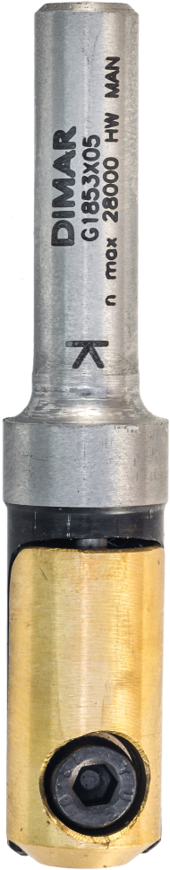 Фреза Dimar G1853x05 гравировка D12x L65 Z без ножа хвостовик 8