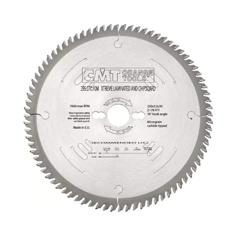Диск пильный 300x30x3,2/2,2 10° FFT Z=96 CMT 295.096.12M