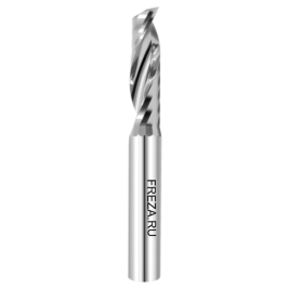 Фреза спиральная FREZA.RU  8x25x60 S8 Z1 RH HW стружка вверх 1101.0825060.RUF+