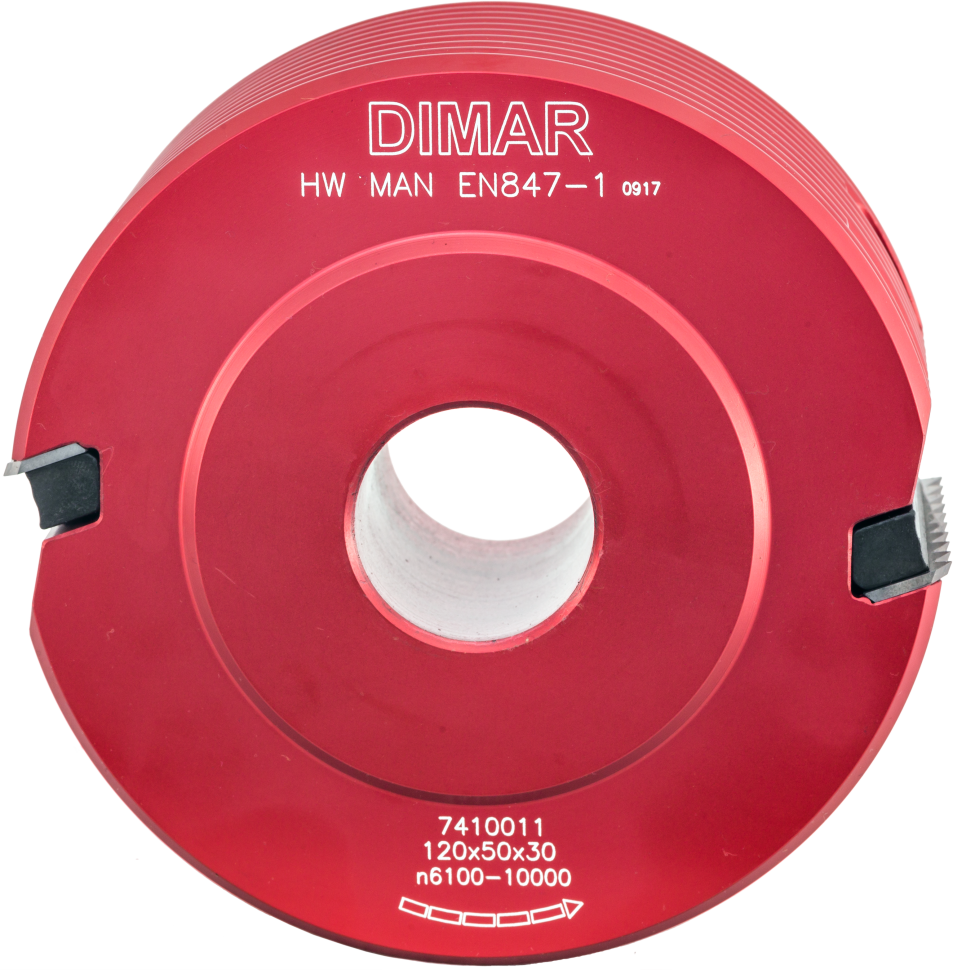 Фреза насадная Dimar 7410011 минишип 2,8 мм D120x50 Z2 сменные ножи посадка 30