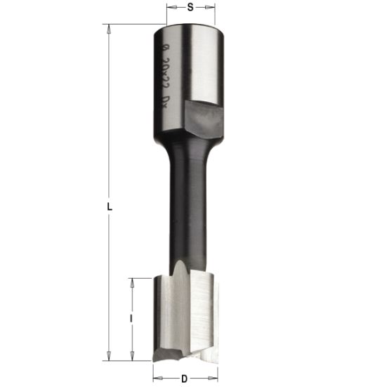 СМТ Фреза долбёжная KSS Z3 S=M12x1 D=20x22x90 RH 169.200.31 (L1-90 мм, L2-22 мм, D1-20 мм, D2-12 мм)