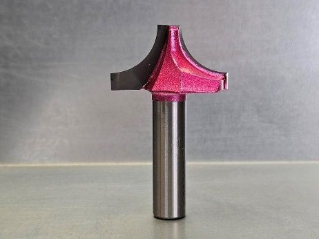 Фреза профильная для фасадов D40.6xH16.5xL61.5 R=16 S=12 PROCUT 209216P (L1-61.5 мм, L2-16.5 мм, D1-40.6 мм, D2-12 мм)