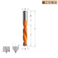 Сверло HW для присадочного станка 10x40x67 Z=2+2 S=8x20 LH CMT 307.100.12