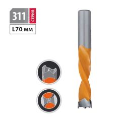 Сверло присадочное глухое для ЛДСП 10х35x70 S=10x28 левое Woodwork 311.100.L