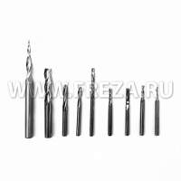 Набор ЧПУ фрез базовый (15 фрез)