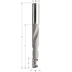 СМТ Фреза спиральная спец. для замков, смен.ножи HM Z2R S=16 D=16x23/95 RH 662.160.11