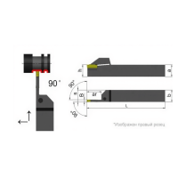 Резец (державка) отрезной/канавочный Kkdaoku MGEHR2020-6-TX 00097138