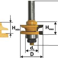 Фреза комбинированная рамочная ф41х24мм хв. 12мм Энкор 46526
