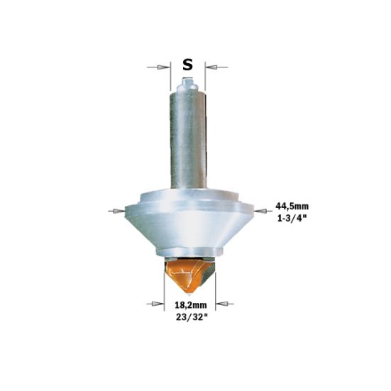 СМТ Фреза для гравировки 3D в комплекте S=8 RCS-BIT8 (L1- мм, L2- мм, D1- мм, D2-8 мм)