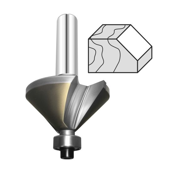 Фреза фасочная 45гр. D=31.8x15x56 S=8 (новый для 255.213115) PROCUT 257.213115 (L1-56 мм, L2-15 мм, D1-31.8 мм, D2-8 мм)