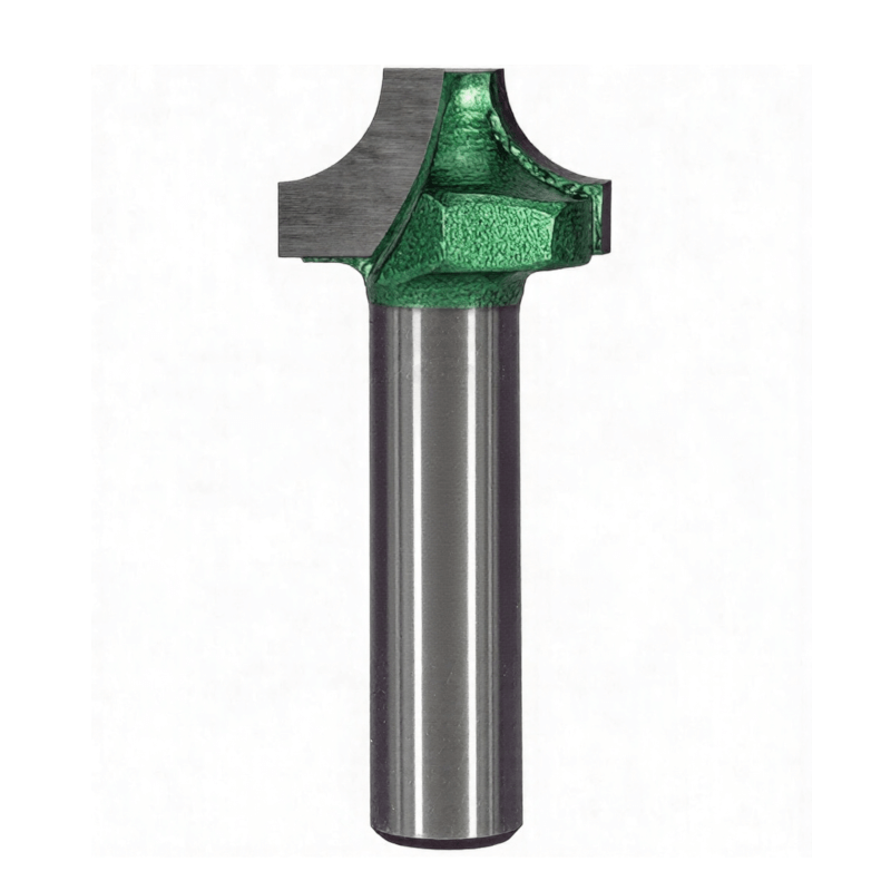 Фреза пазовая профильная фасонная «псевдофилёнка» для фасадов D=27x15x60 S=12 GREENCUT BX11126 (L1-58 мм, L2-16 мм, D1-27 мм, D2-12 мм)