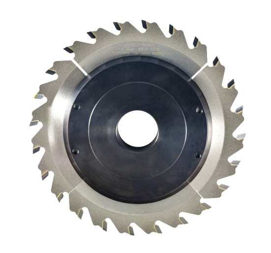 Фреза насадная Dimar 7122208 ПАТЕНТ пилы сменные 3-6 мм паз регулируемый D160 Z24 посадка спец (L1- мм, L2-3 мм, D1-160 мм, D2- мм)