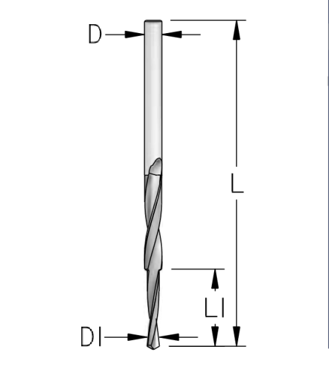 Сверло WPW DR32044 ступенчатое 4,4_3,2 мм L80 HSS Din 388 шлифованное