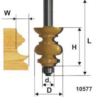 Фреза кромочная фигурная ф38,1х38мм хв 12мм Энкор 10577
